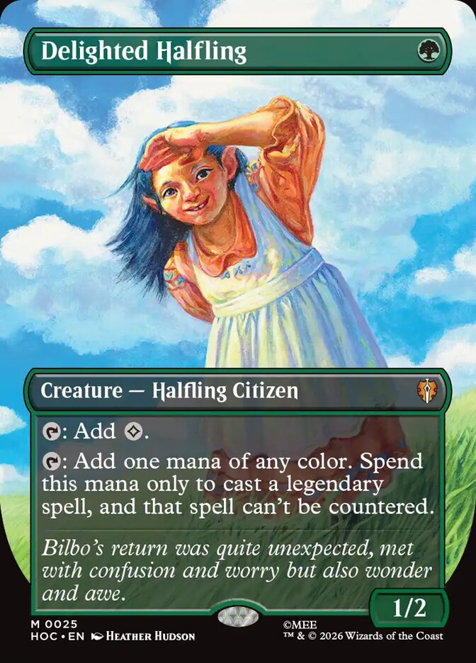 Delighted Halfling Classic Artist