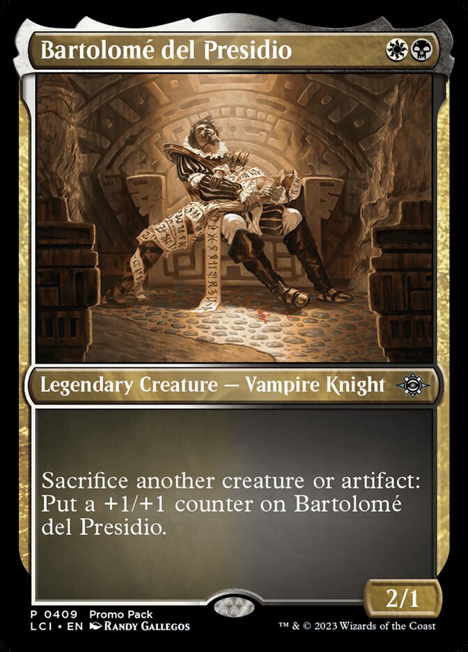 Bartolomé del Presidio Promo