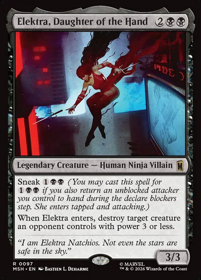 Elektra, Daughter of the Hand Foil