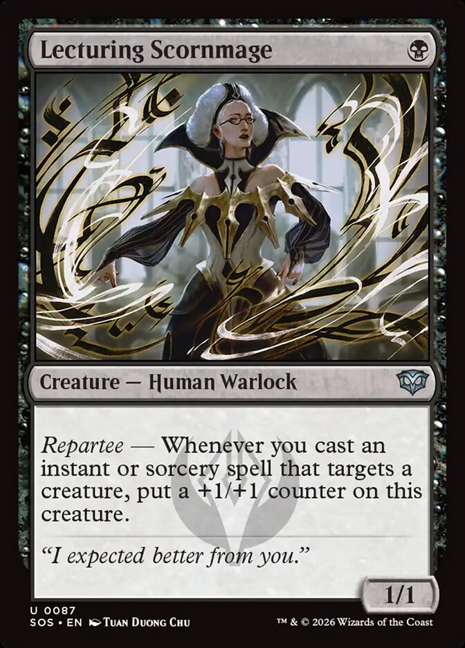 Lecturing Scornmage Foil
