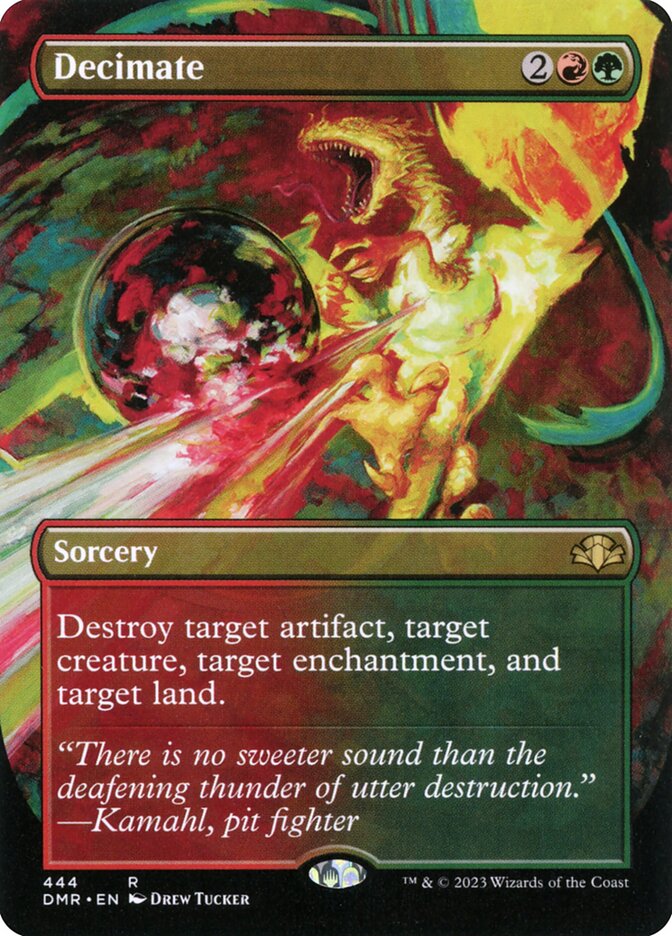 Decimate Borderless Foil