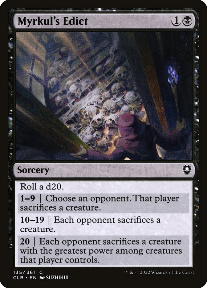 Myrkul's Edict Foil