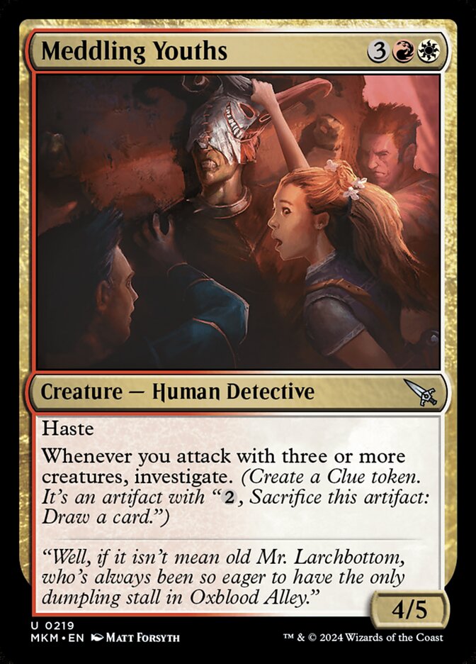 Meddling Youths Foil