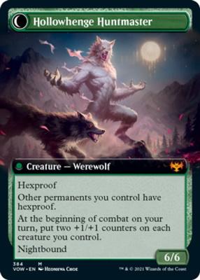 Avabruck Caretaker // Hollowhenge Huntmaster Extended Art