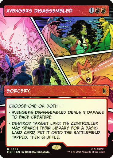 Avengers Disassembled Showcase Foil