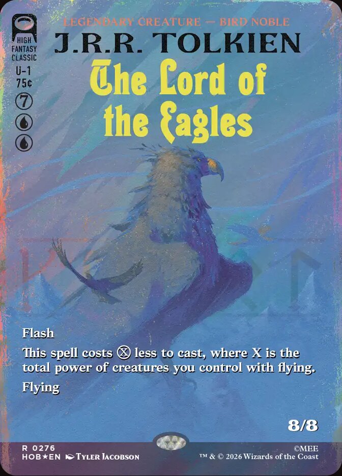 The Lord of the Eagles Book Cover Surge Foil
