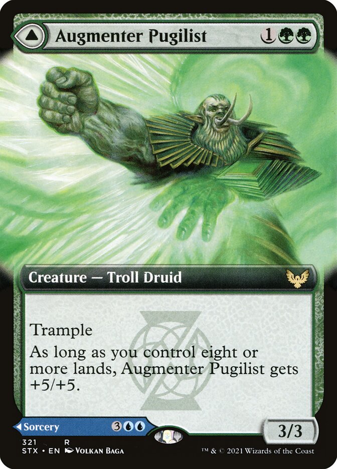 Augmenter Pugilist // Echoing Equation Extended Art Foil