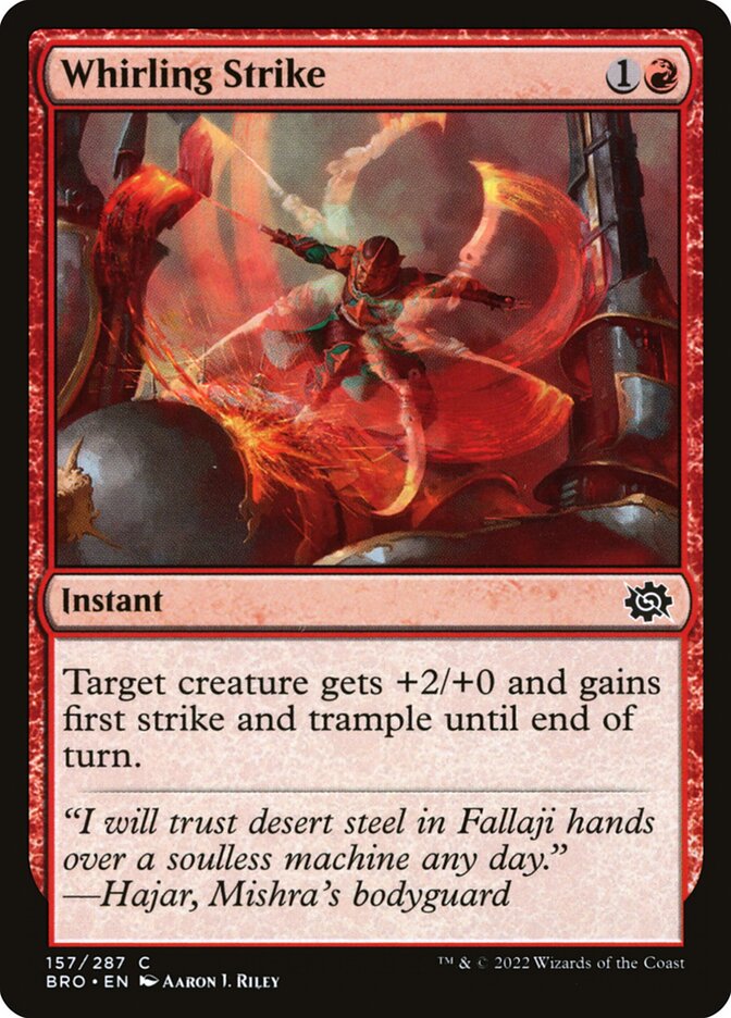 Whirling Strike Foil