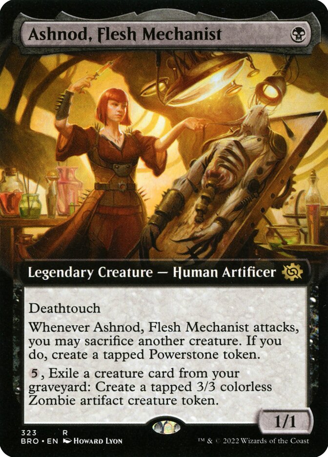Ashnod, Flesh Mechanist Extended Art