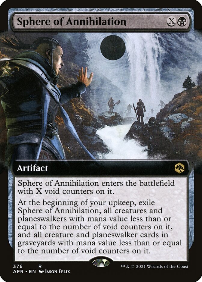 Sphere of Annihilation Extended Art Foil
