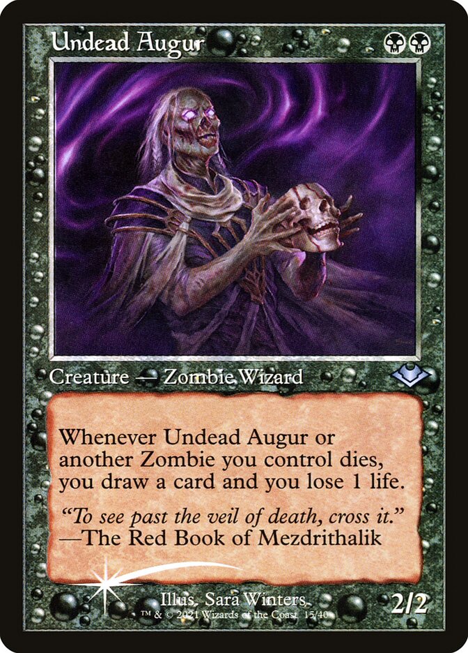 Undead Augur Etched Foil