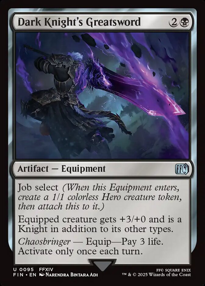 Dark Knight's Greatsword Foil