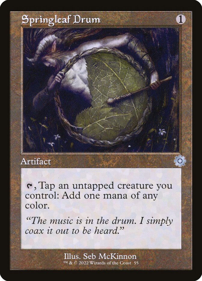 Springleaf Drum Retro Frame