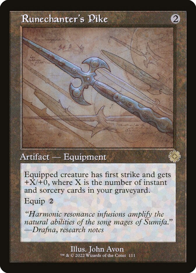 Runechanter's Pike Retro Frame Foil