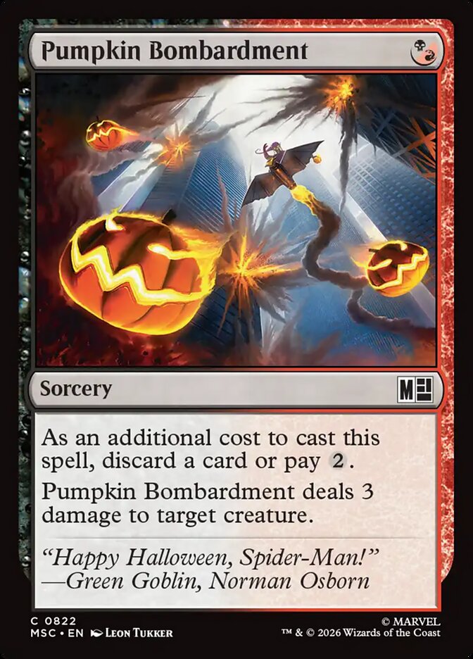 Pumpkin Bombardment Foil