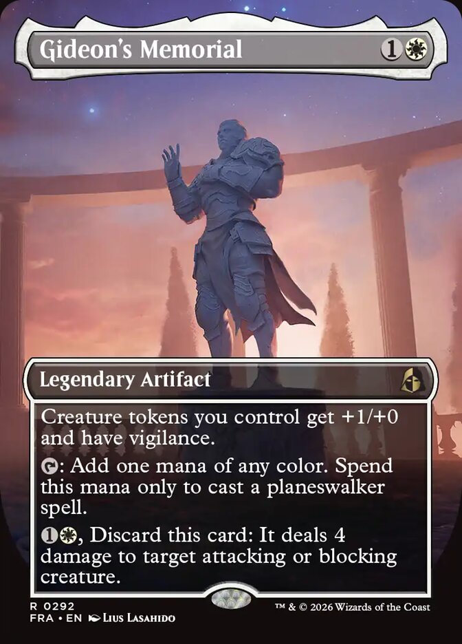 Gideon's Memorial Borderless Echoed