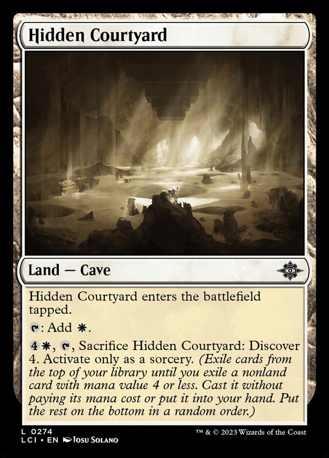 Hidden Courtyard Foil