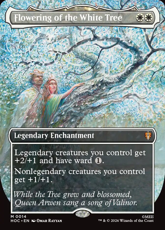 Flowering of the White Tree Classic Artist Foil