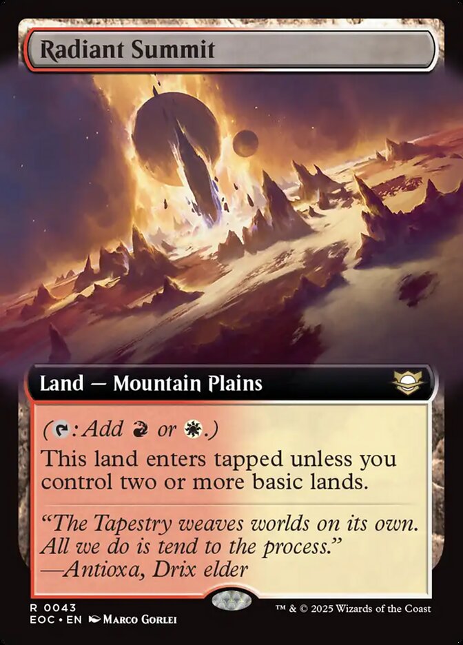 Radiant Summit Extended Art