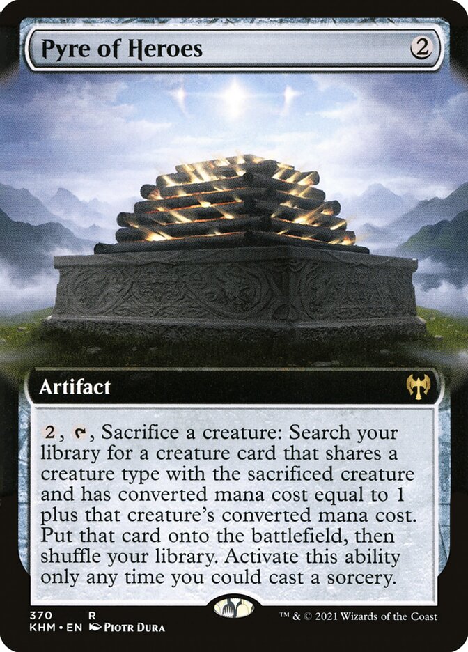 Pyre of Heroes Extended Art Foil
