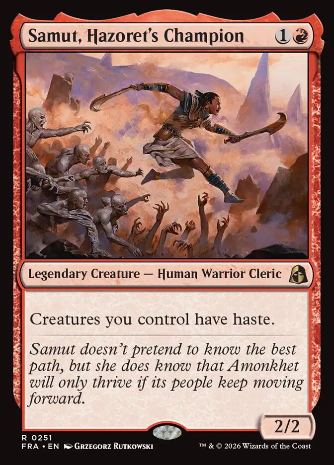 Samut, Hazoret's Champion Foil