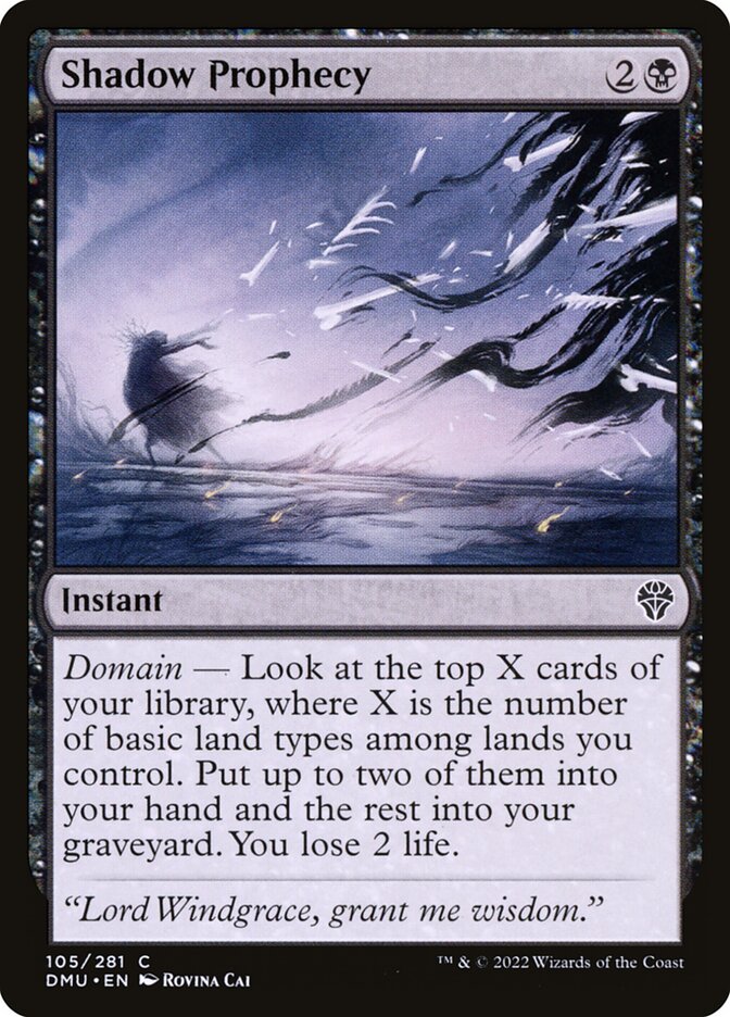 Shadow Prophecy Foil