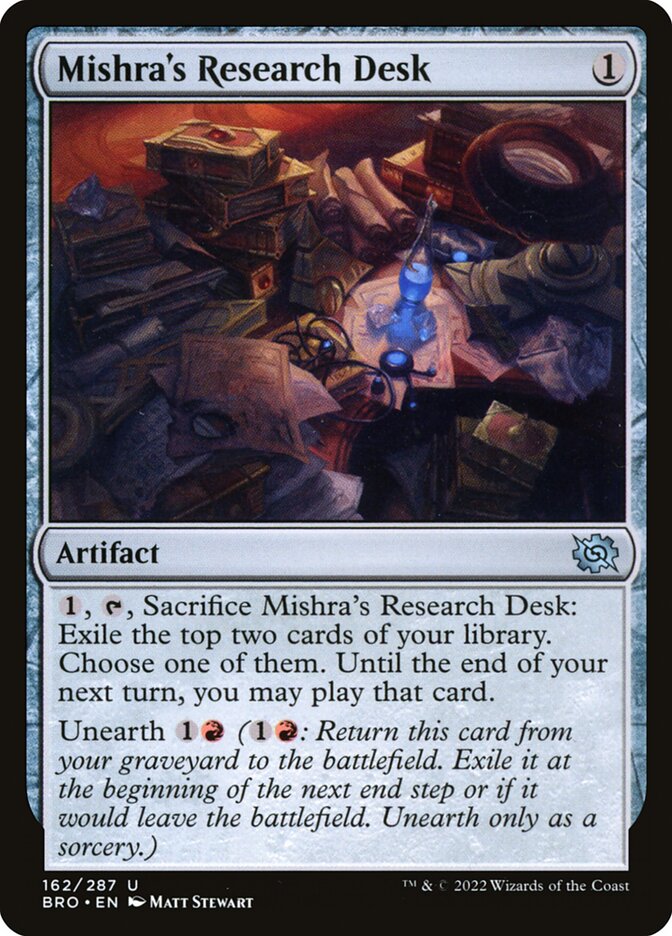 Mishra's Research Desk Foil