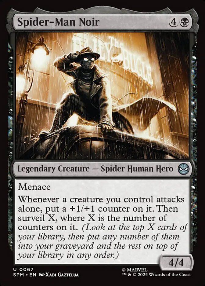 Spider-Man Noir Foil