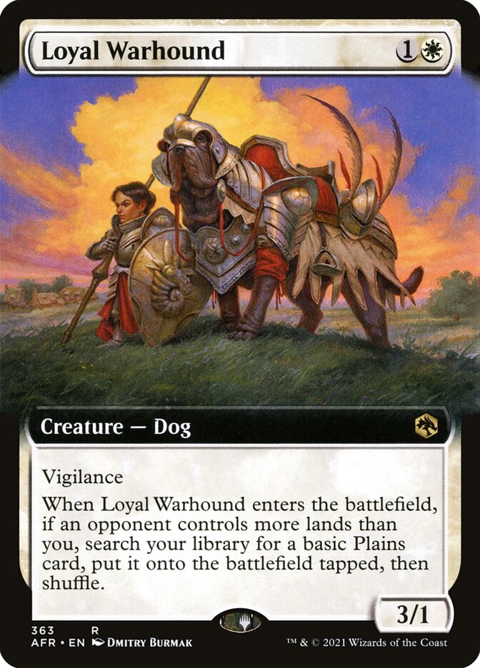 Loyal Warhound Extended Art