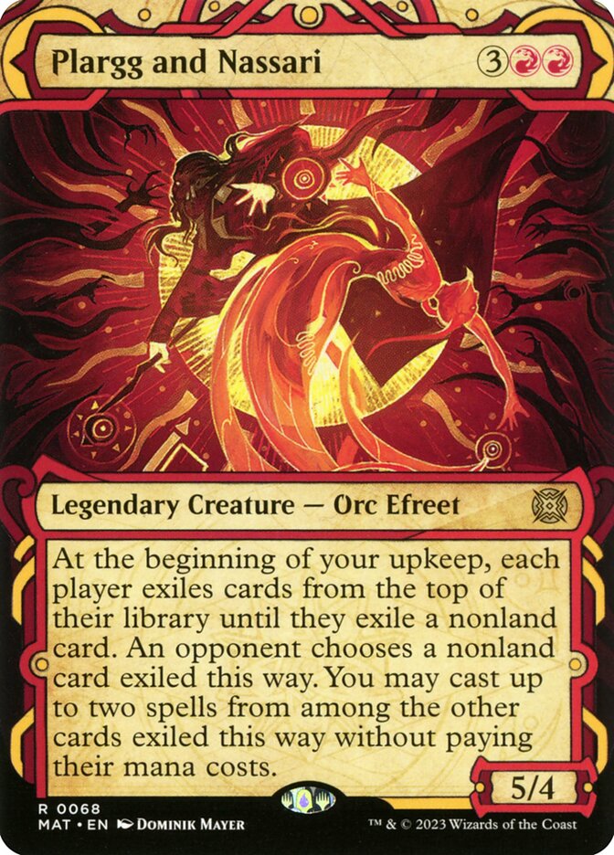 Plargg and Nassari Showcase Foil