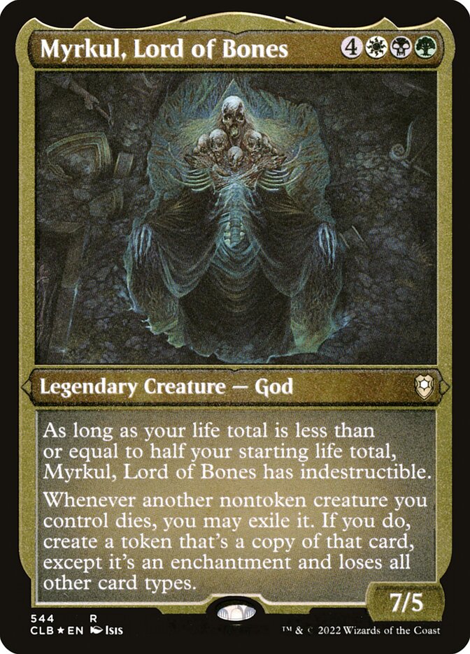 Myrkul, Lord of Bones Etched Foil