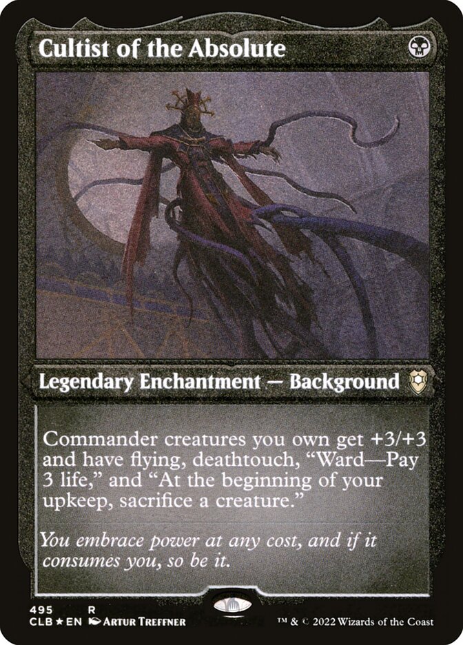 Cultist of the Absolute Etched Foil