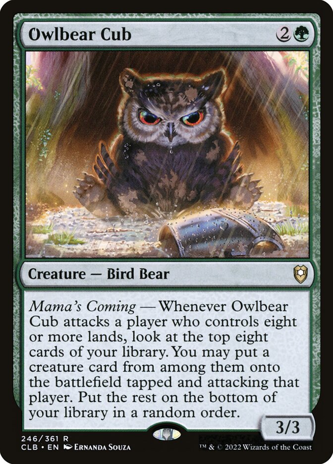 Owlbear Cub Foil