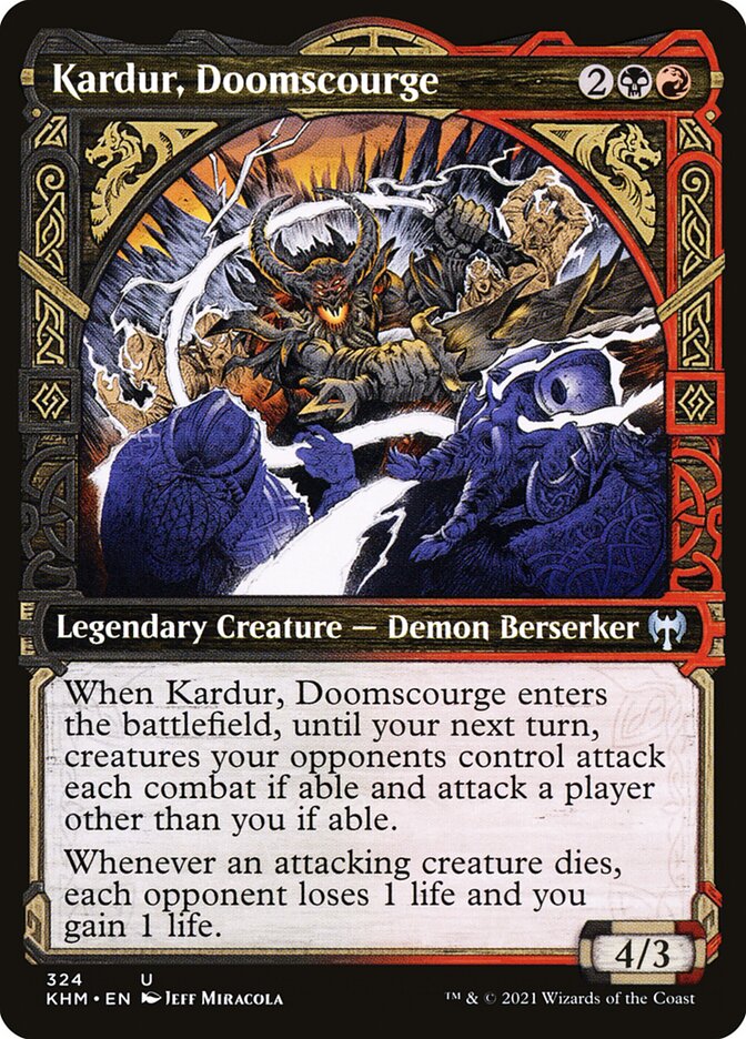 Kardur, Doomscourge Showcase Foil