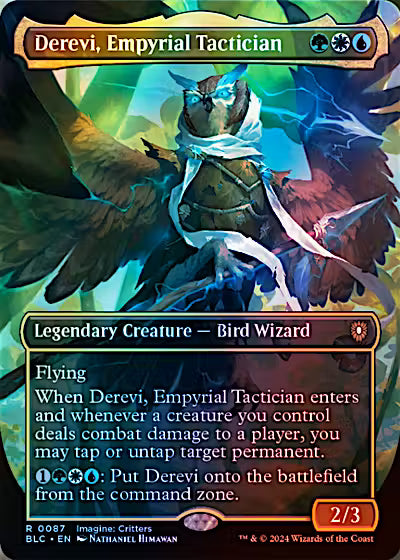 Derevi, Empyrial Tactician Borderless Foil