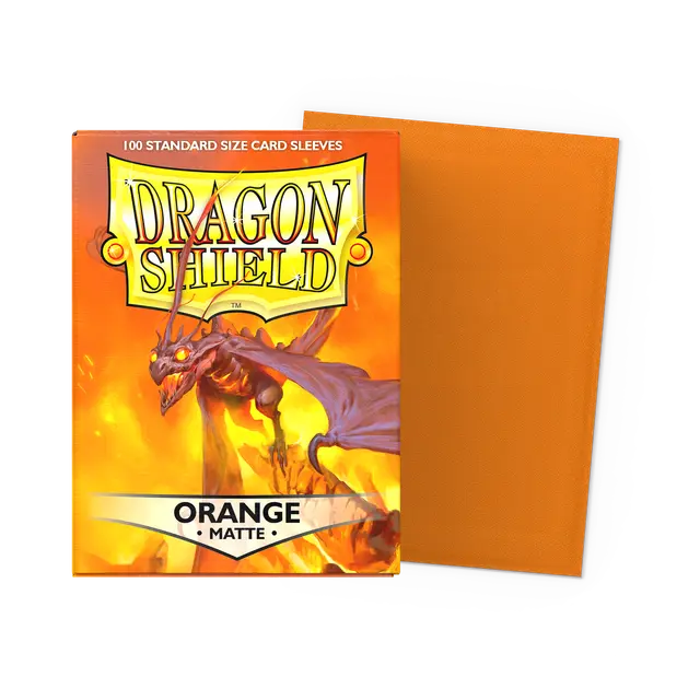 Micas Dragon Shield Orange - Matte Sleeves