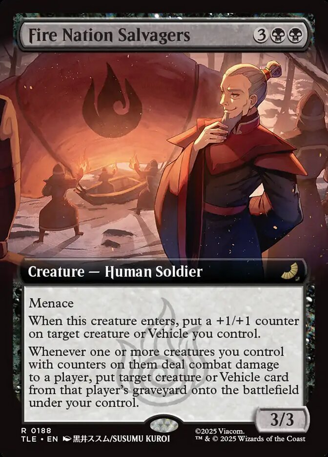 Fire Nation Salvagers Extended Art
