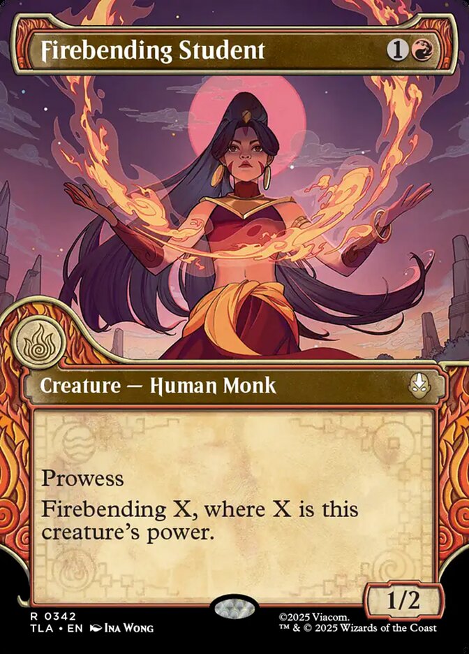 Firebending Student Alter Elemental Frame