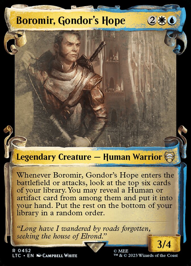 Boromir, Gondor's Hope Showcase