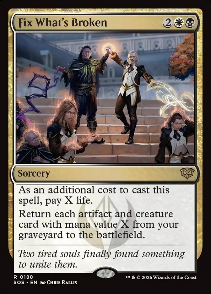 Fix What's Broken Foil