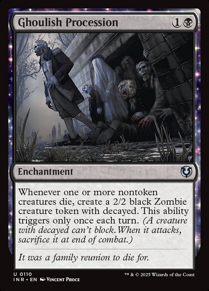 Ghoulish Procession Foil