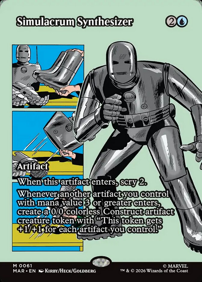 Simulacrum Synthesizer Borderless Foil