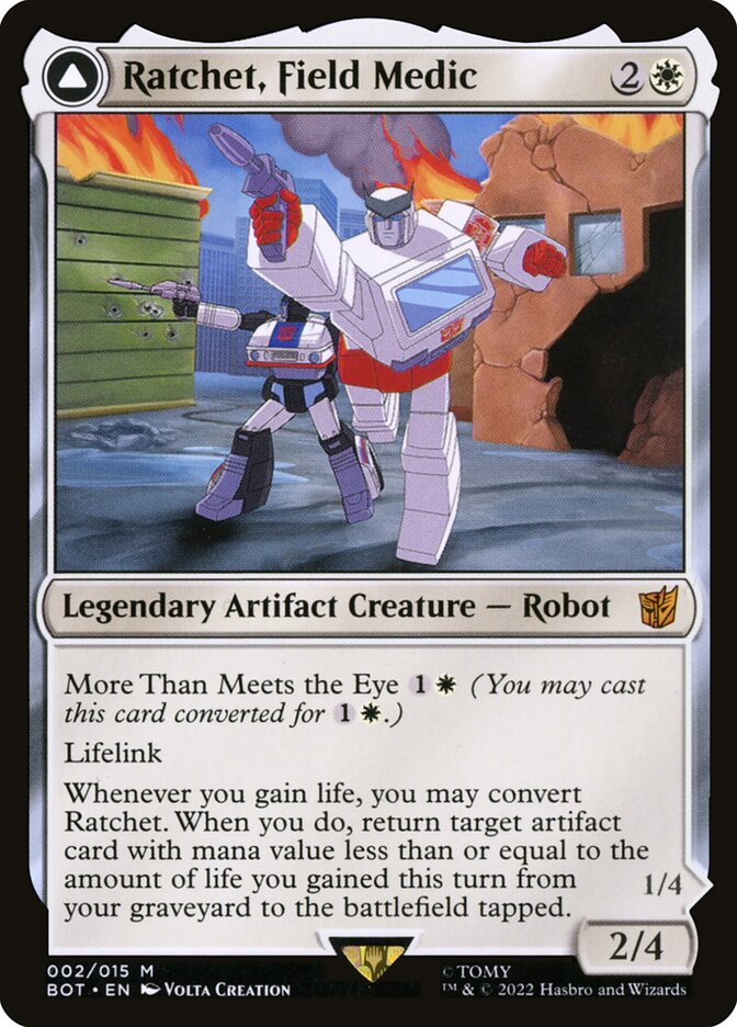 Ratchet, Field Medic // Ratchet, Rescue Racer Foil