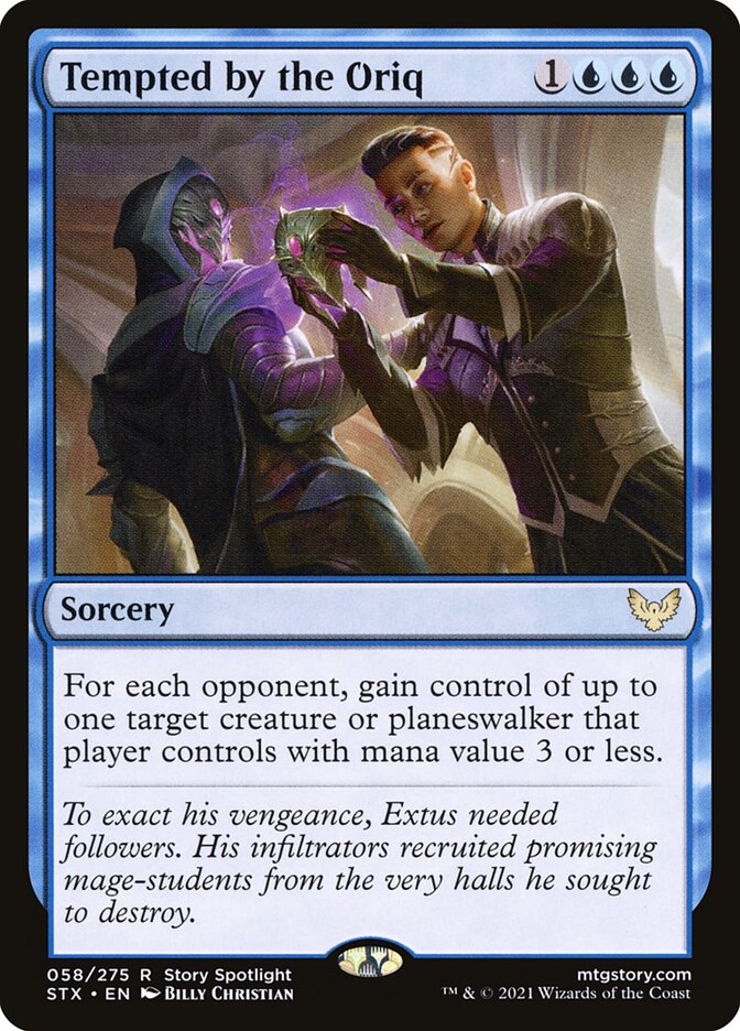 Tempted by the Oriq Foil