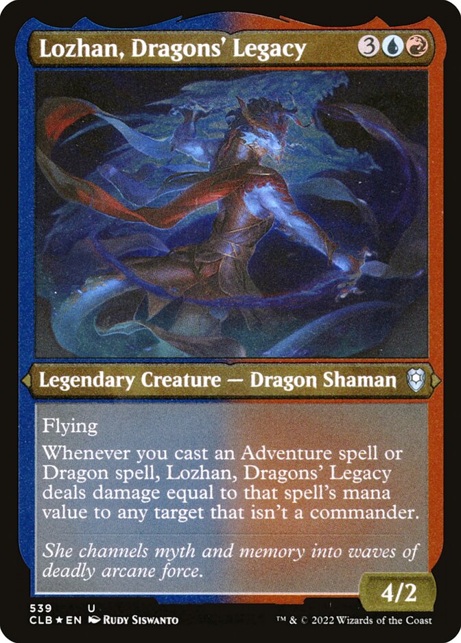 Lozhan, Dragons' Legacy Etched Foil