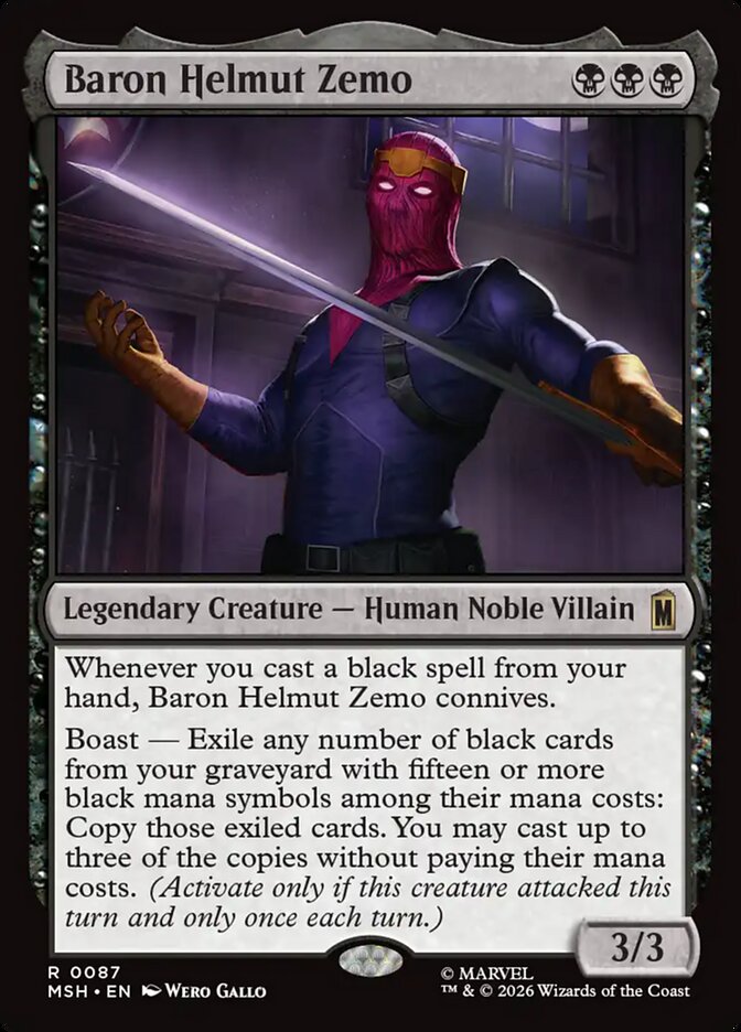 Baron Helmut Zemo Foil