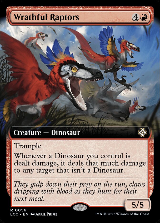 Wrathful Raptors Extended Art