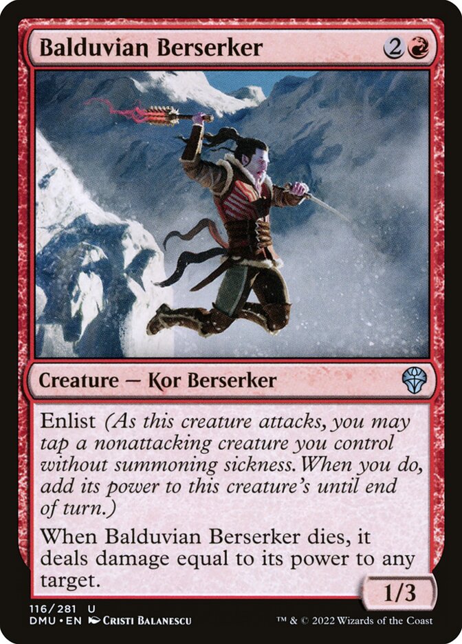 Balduvian Berserker Foil