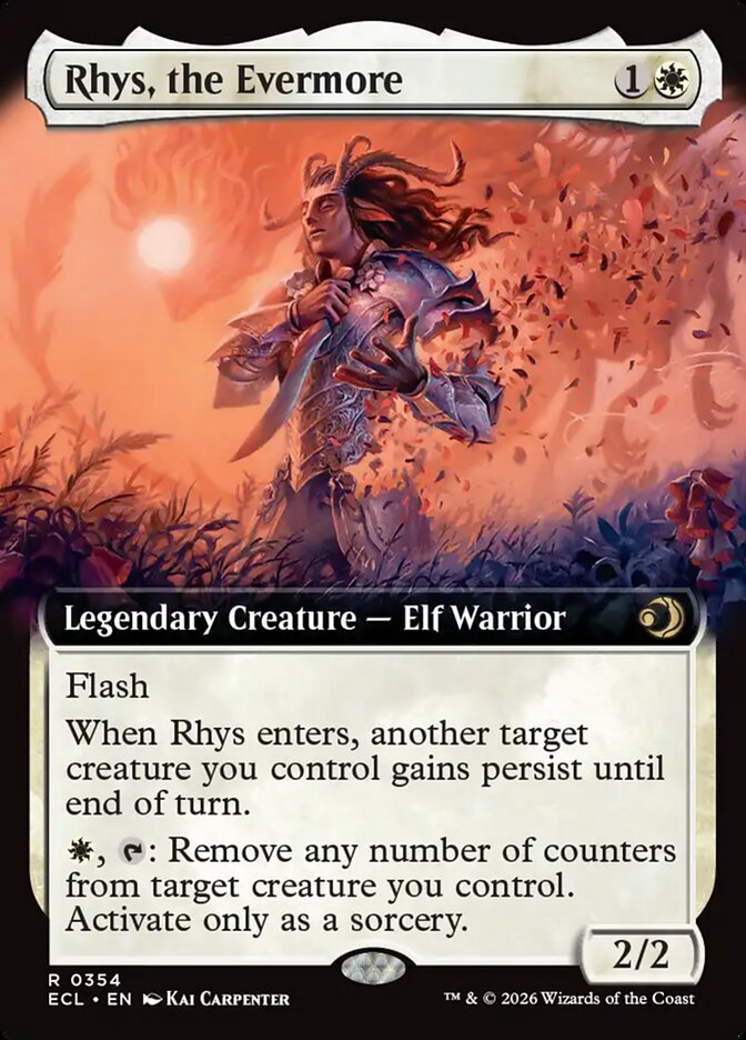Rhys, the Evermore Extended Art Foil