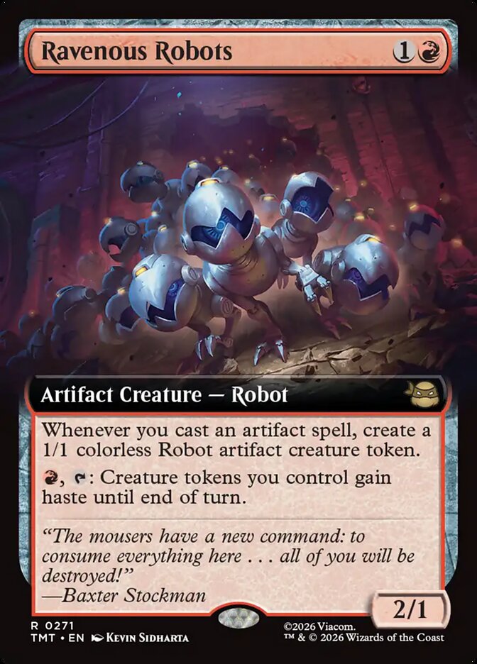 Ravenous Robots Extended Art Foil